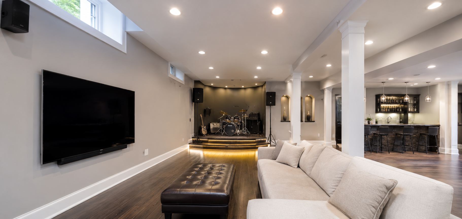 Finished Luxury Basement After