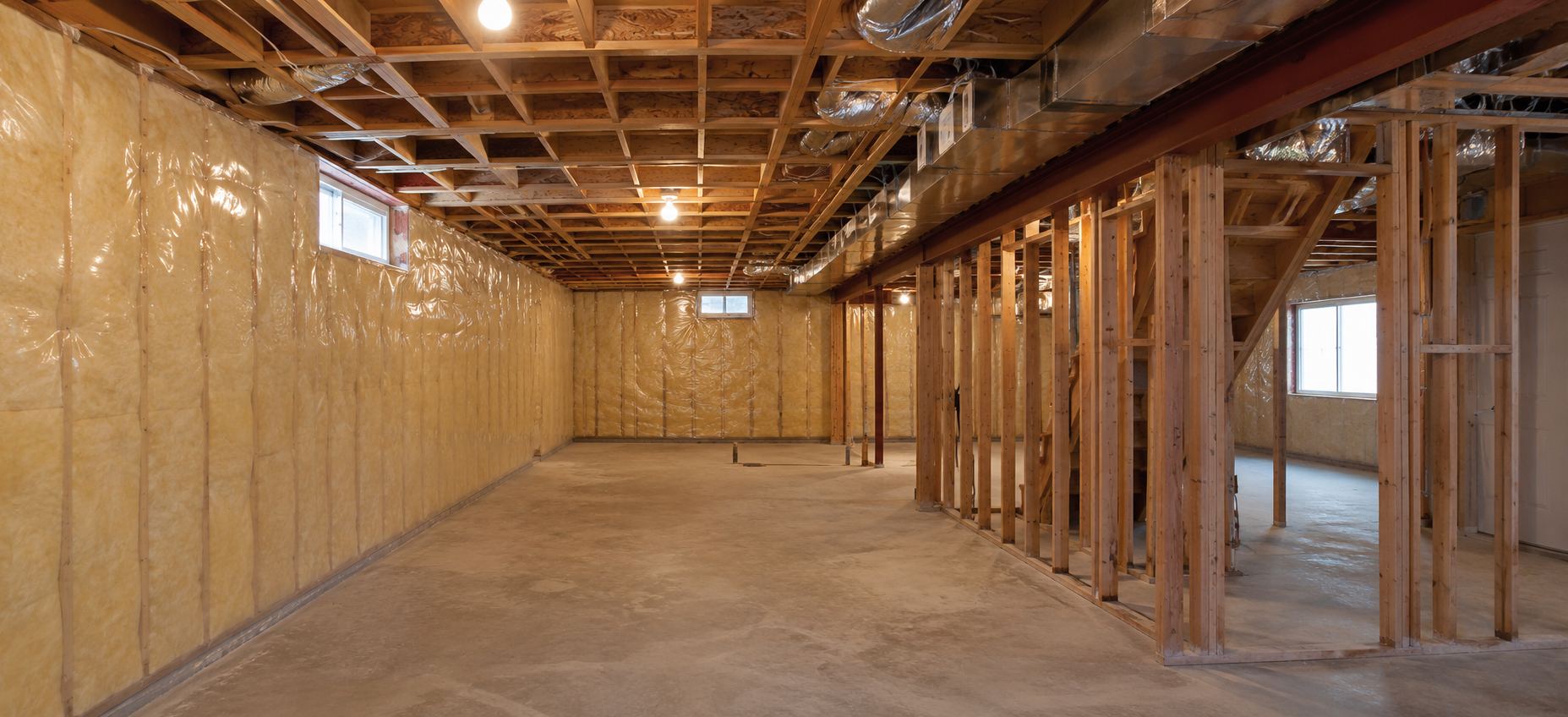 Unfinished Basement Before