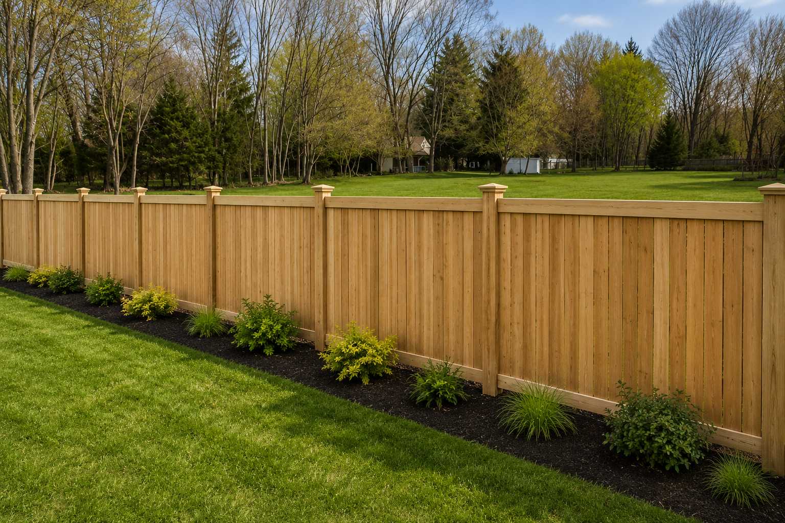 New Installed Fence After